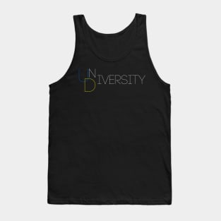 University, Diversity, UD (White) Tank Top